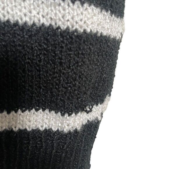 Knit Knacks Sweater Women's XS Black Floral Pullover Vintage Short Sleeve - Picture 6 of 8